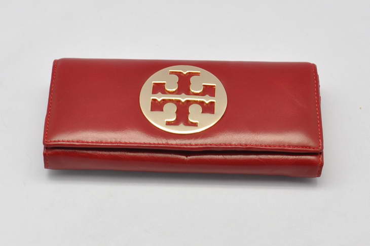 Tory Burch Robinson Envelop Continental Wallet Red